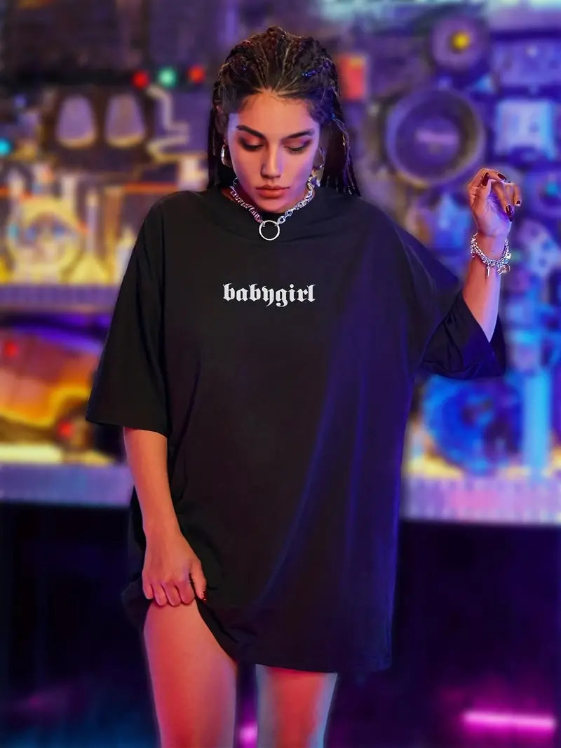 Camiseta Oversized Bad Girl 2.0 EFC MEIO