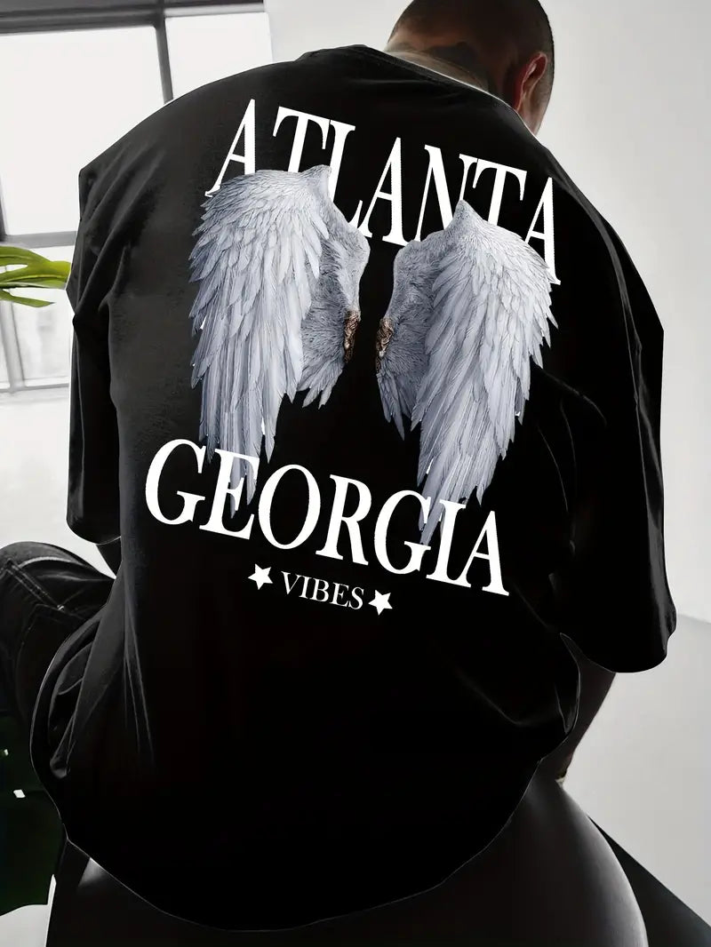 Camiseta Oversized Atlanta Georgia Vibes EC