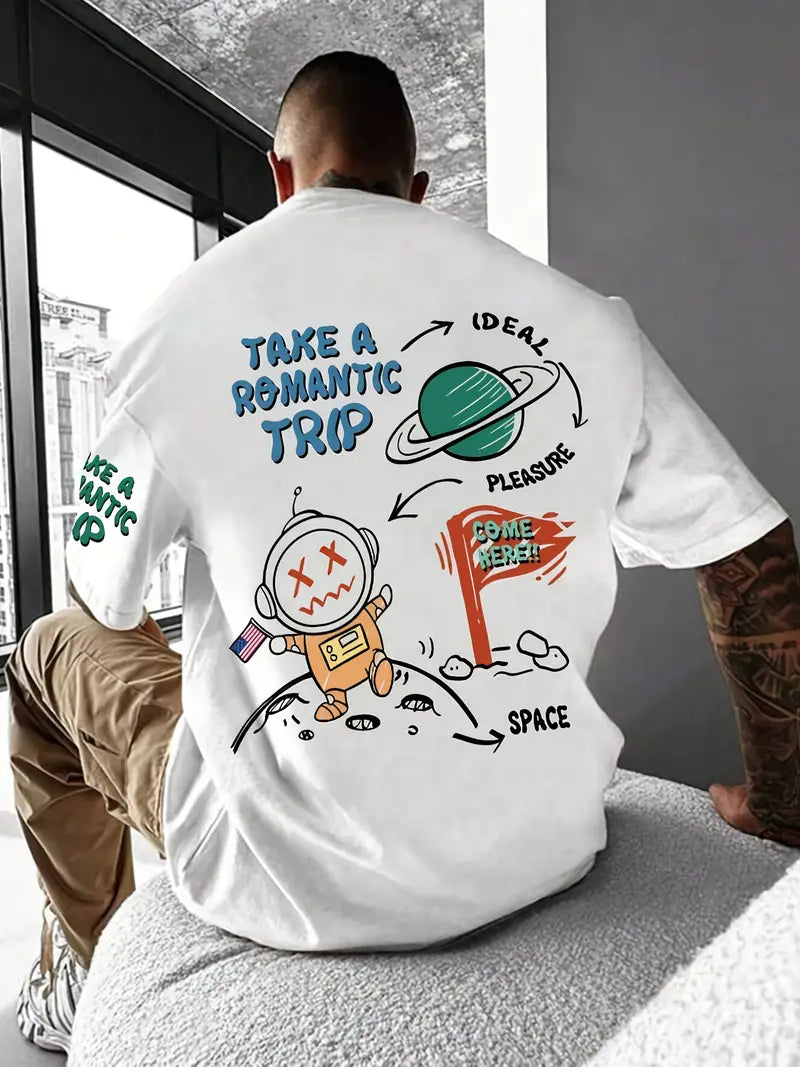 Camiseta Oversized Take a Romantic trip EFC CLASSIC