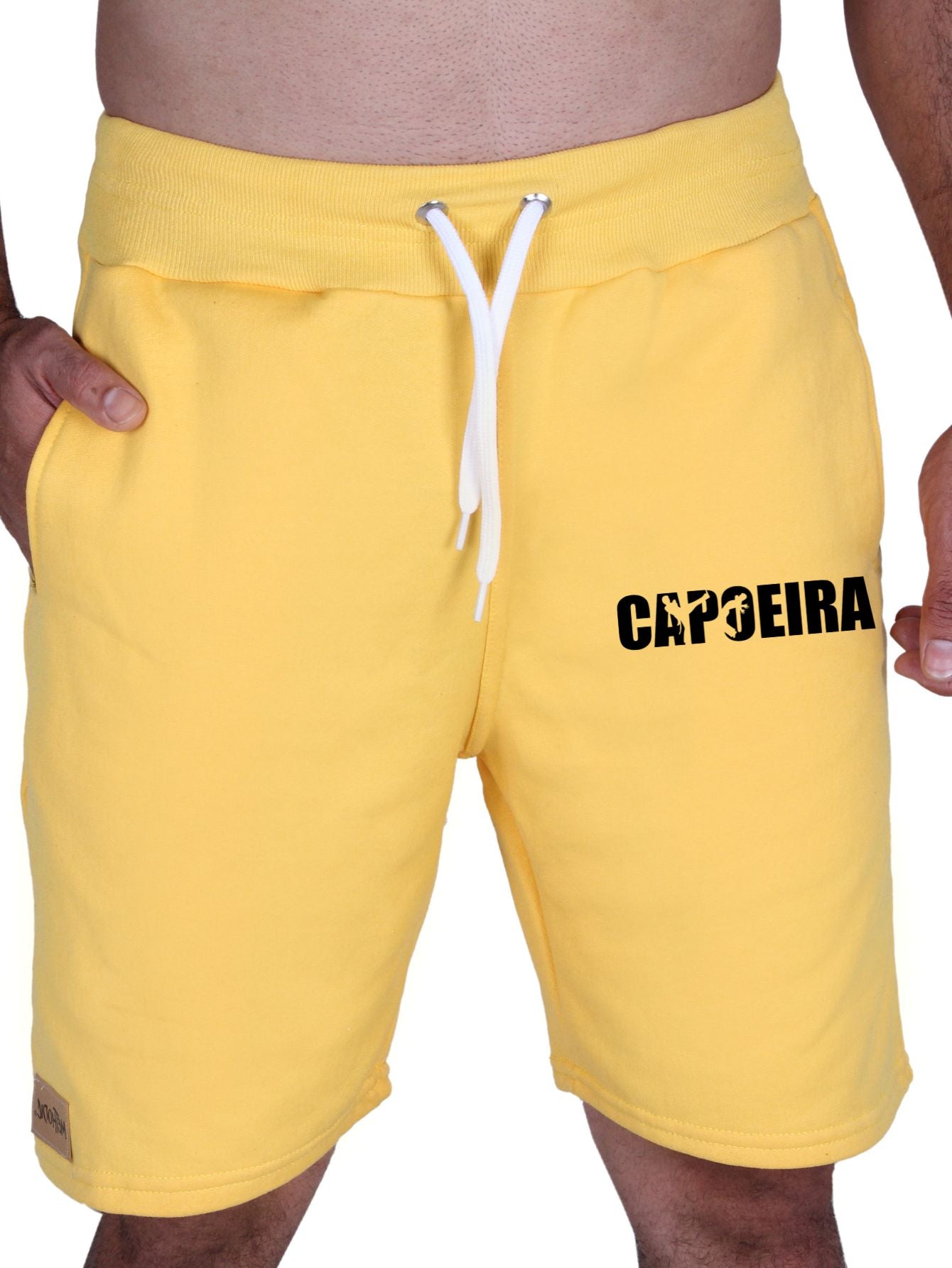 Bermuda de Moletom Capoeira Deitado Bolso