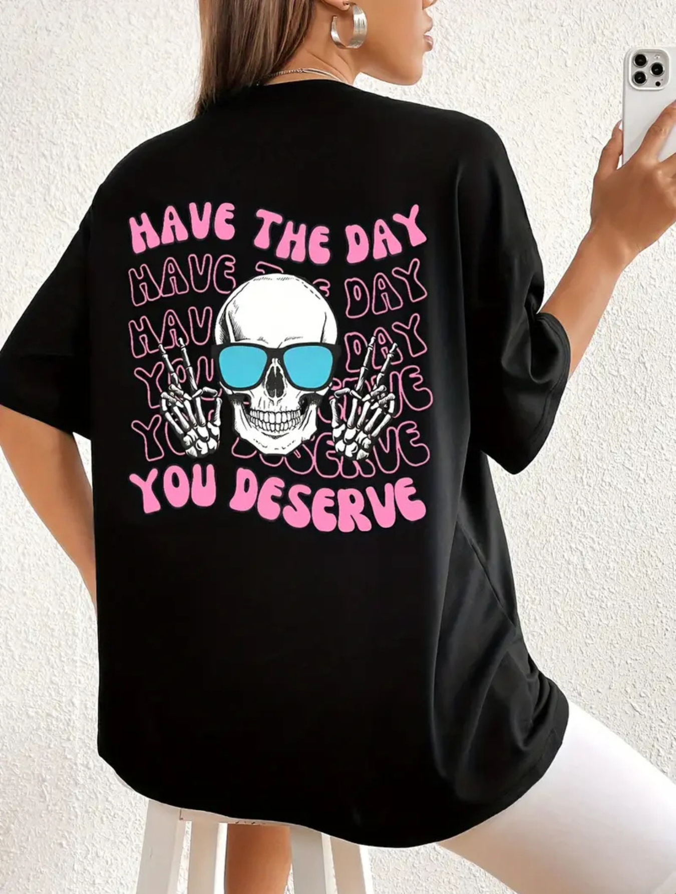 Camiseta Oversized Have The Day You Deserve EFC CLASSIC