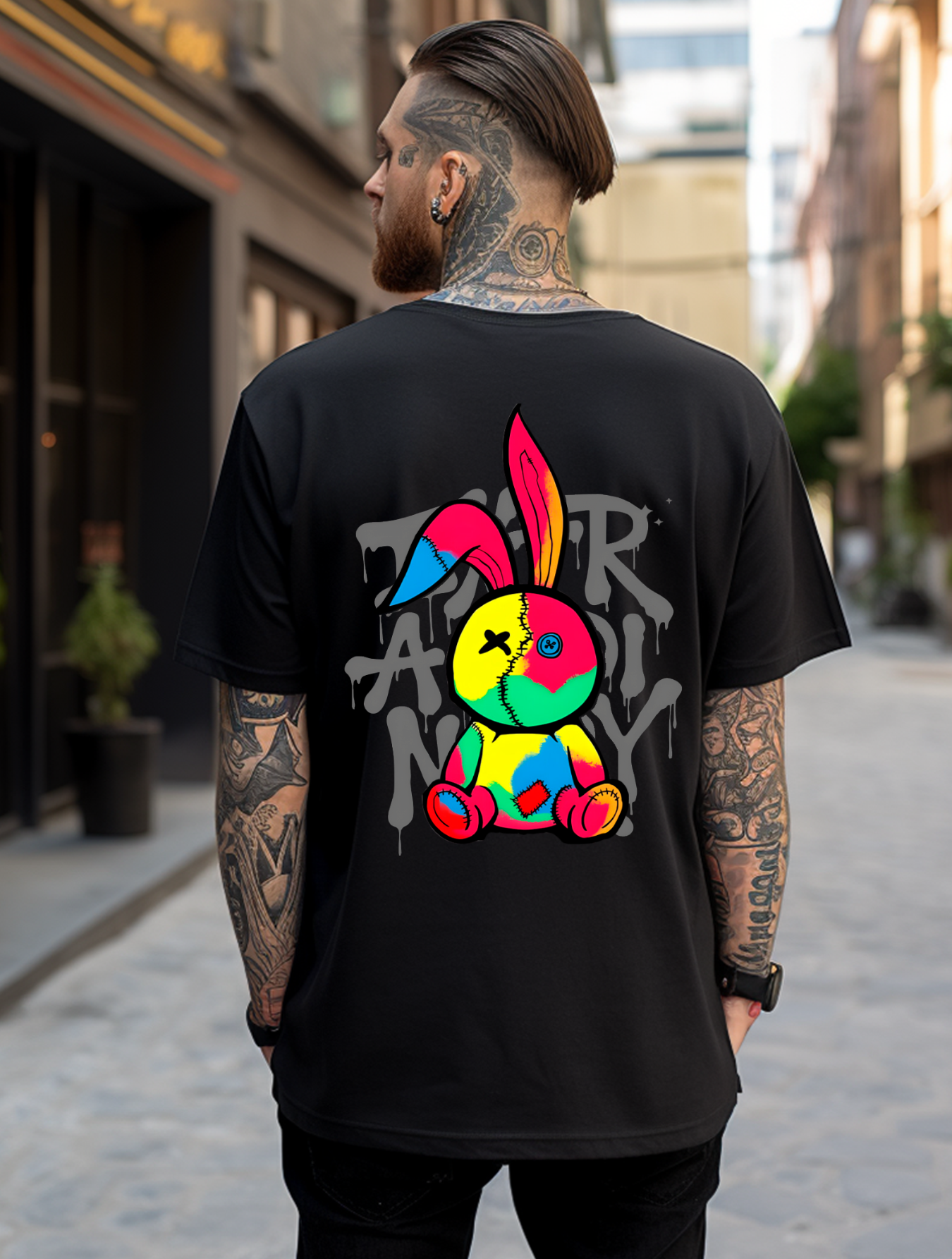 Camiseta Oversized Color Rabit EFC CLASSIC