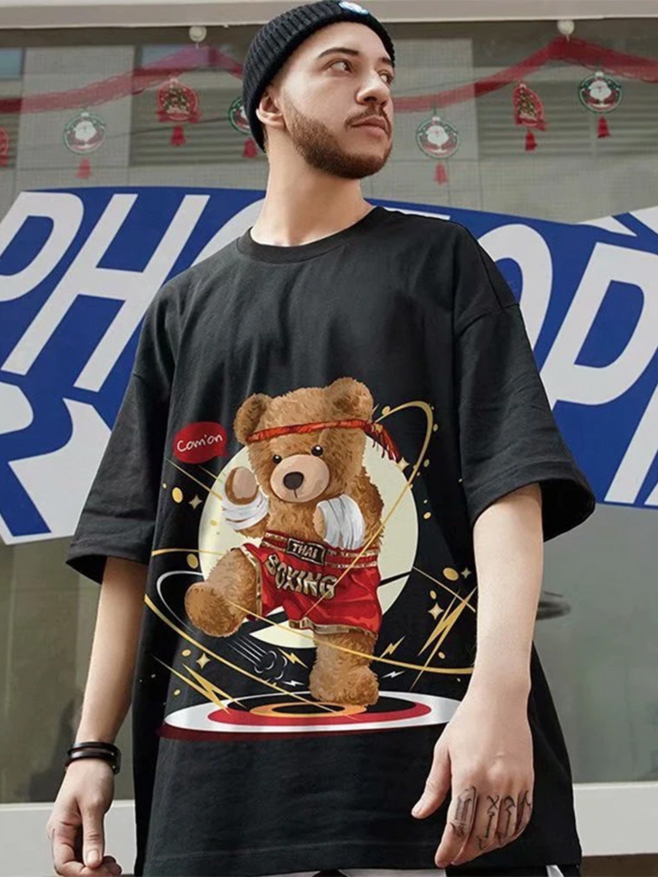 Camiseta Oversized Teddy Boxing EF