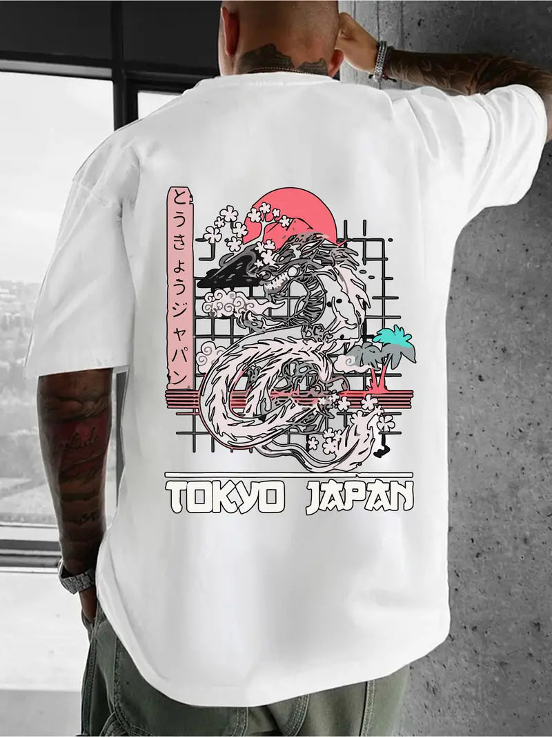 Camiseta Oversized Tokyo Japan EC