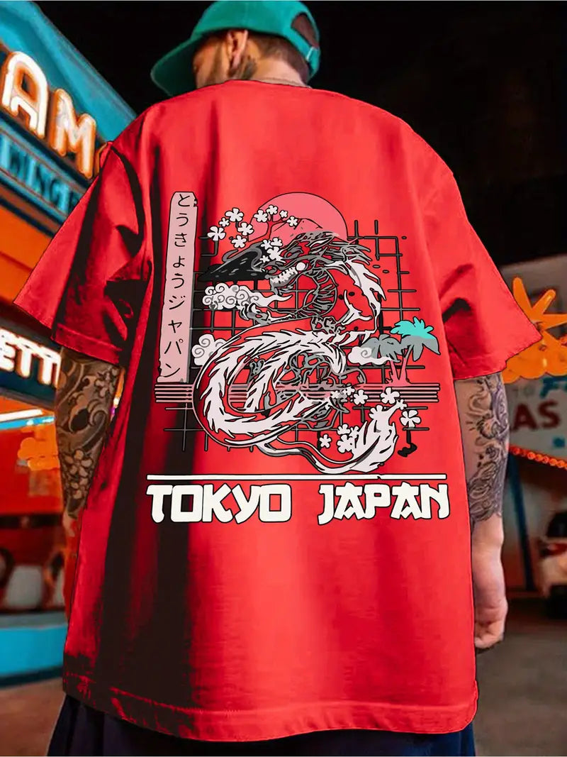 Camiseta Oversized Tokyo Japan EC