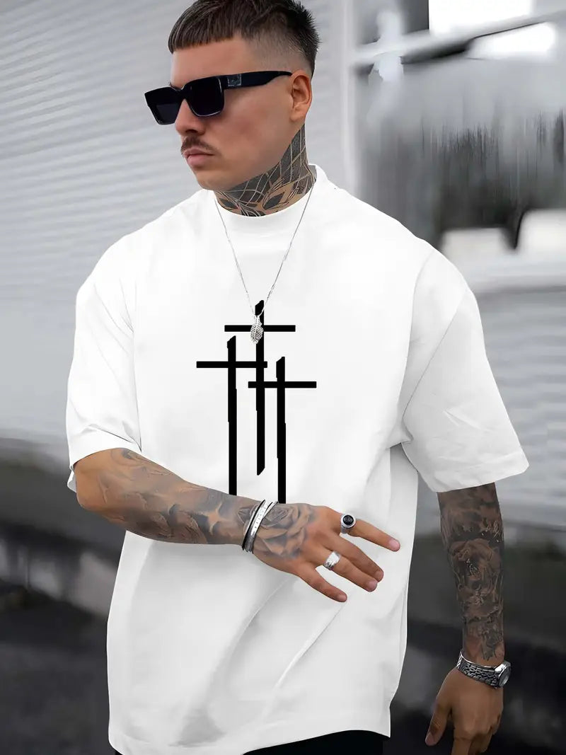 Camiseta Oversized Cruz EF MEIO