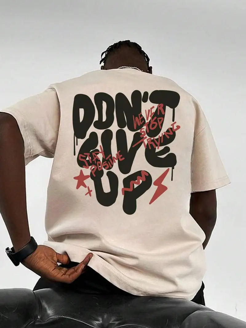 Camiseta Oversized Don't Give Up EFC CLASSIC