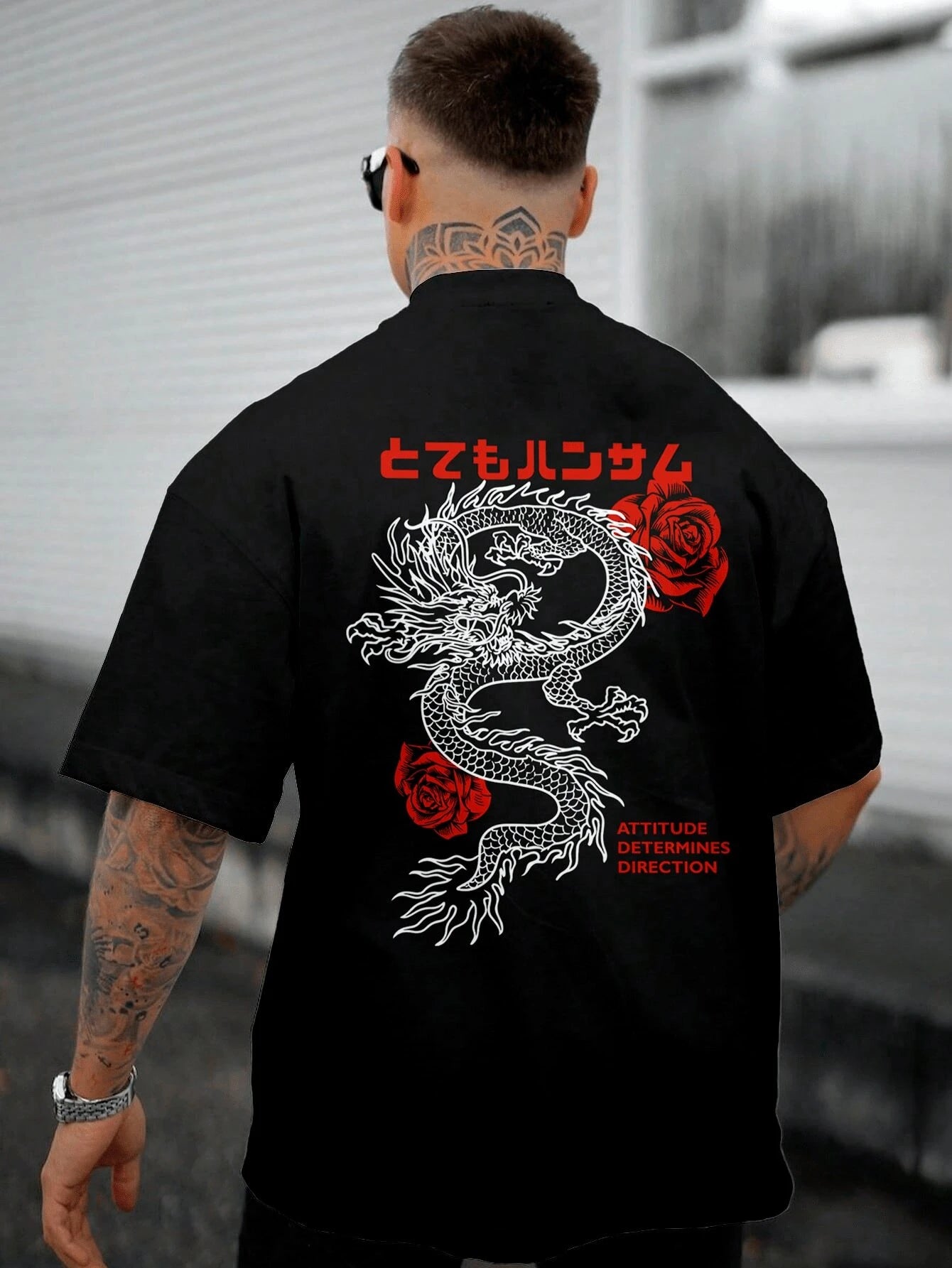 Camiseta Oversized Rose Dragon EFC CLASSIC