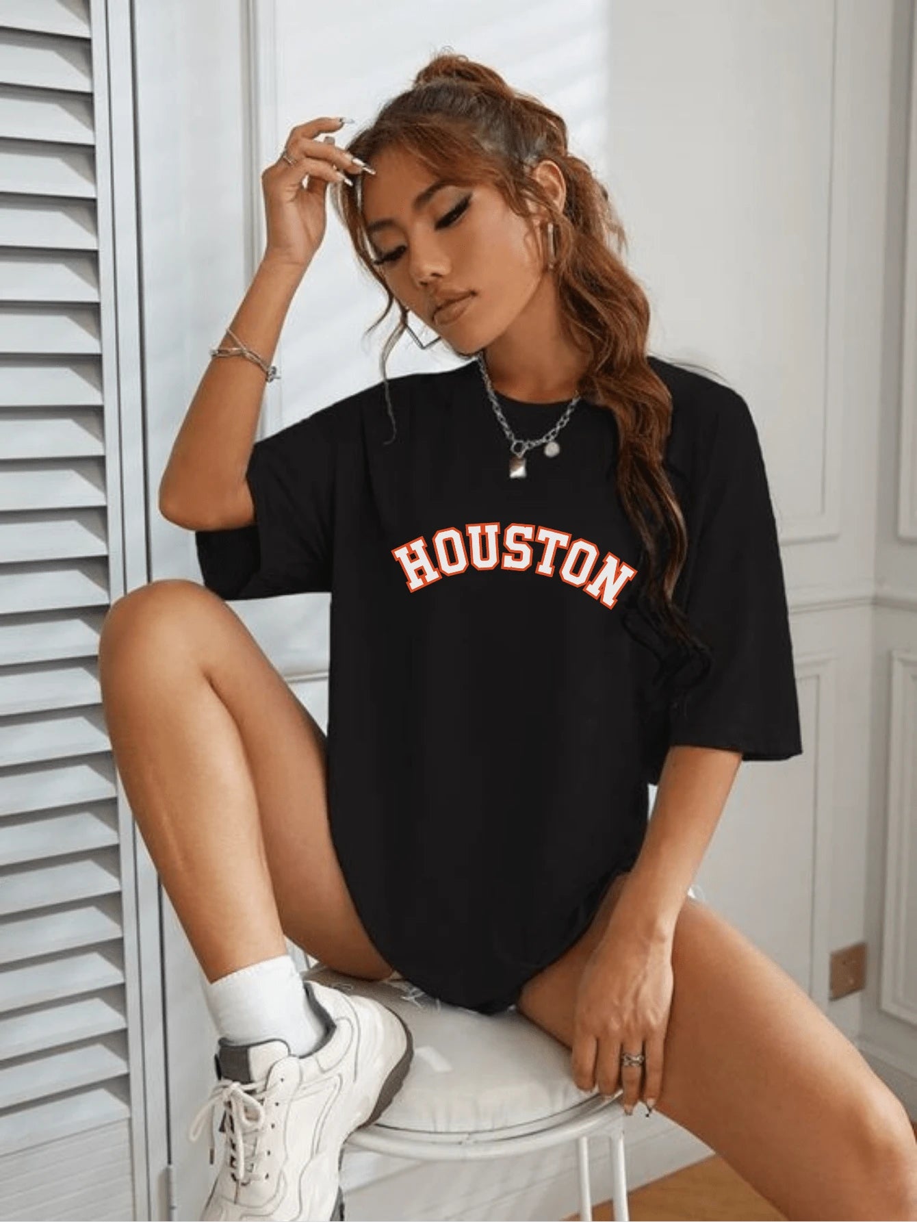 Camiseta Oversized Houston EF