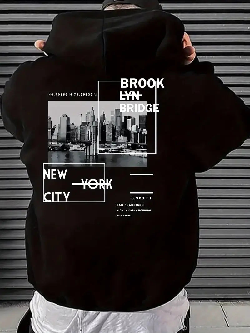 Blusa de Moletom Brooklyn Brige New York City EC