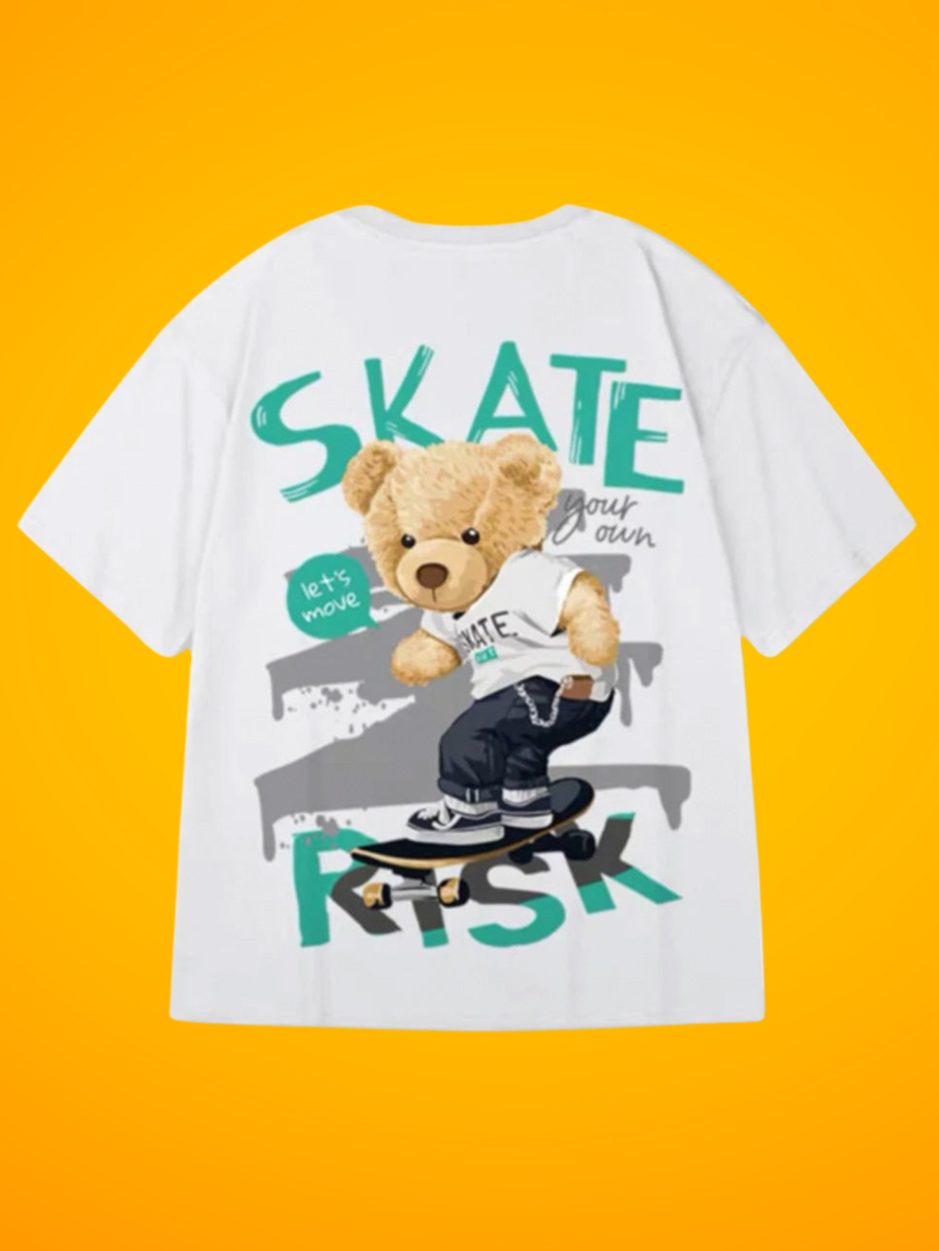 Camiseta Oversized Skate Risk EC