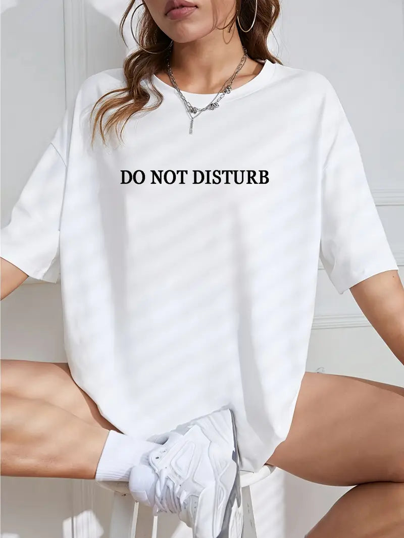 Camiseta Oversized Do Not Disturb EF MEIO