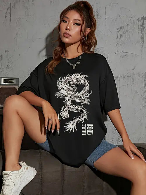 Camiseta Oversized Draconica Style EF