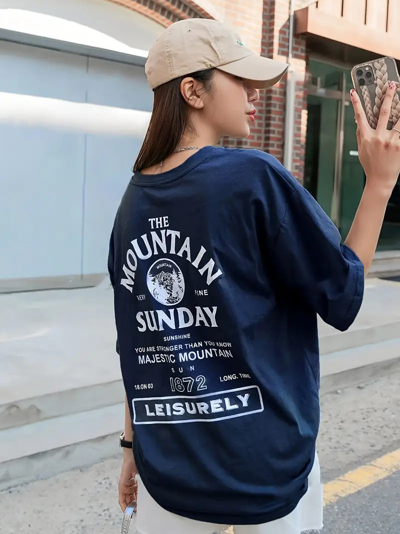 Camiseta Oversized The Mountain Sunday EFC CLASSIC