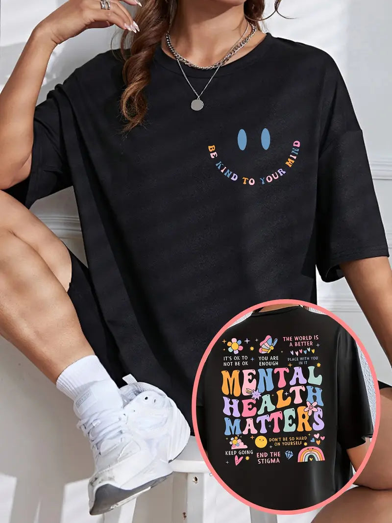 Camiseta Oversized Mental Health Matters EFC CLASSIC