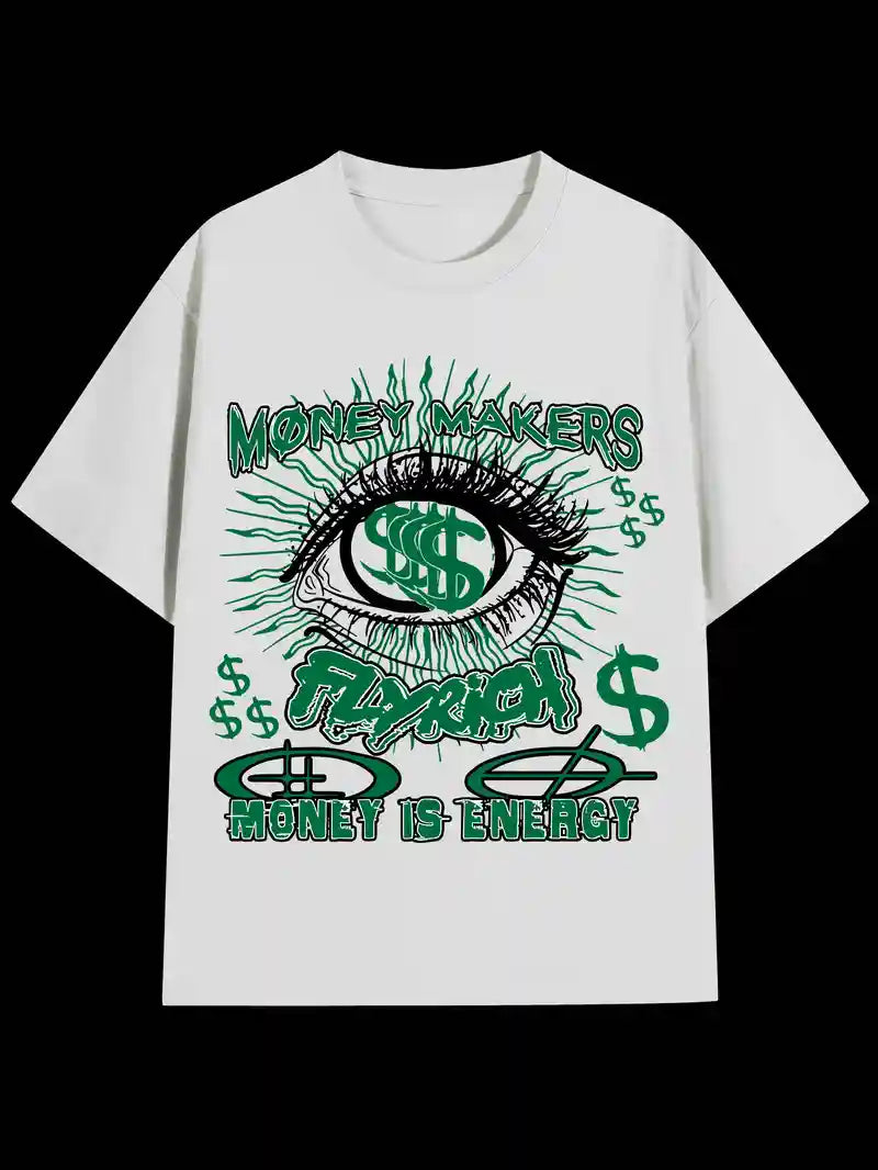 Camiseta Oversized Money Makers EF MEIO