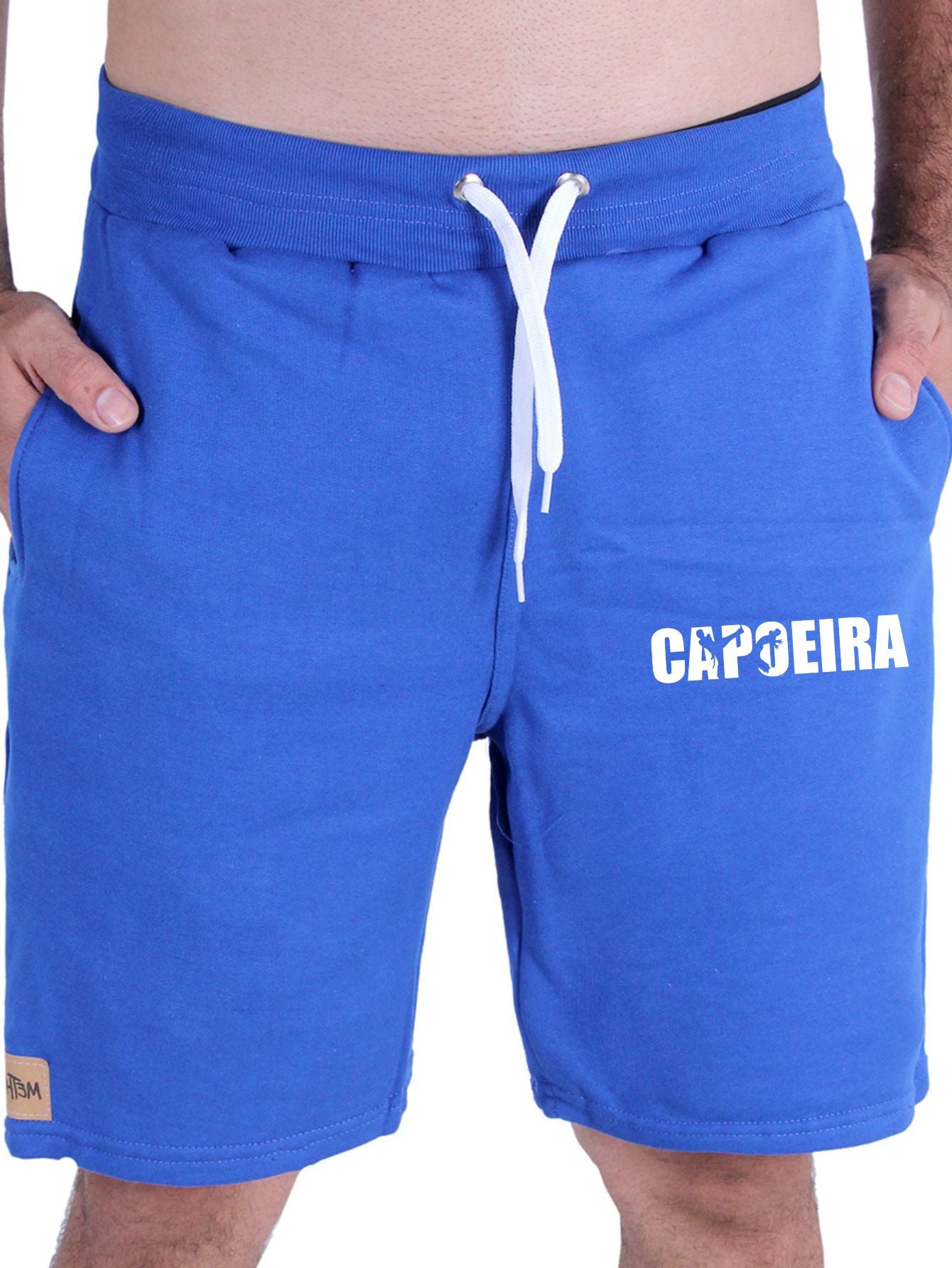 Bermuda de Moletom Capoeira Deitado Bolso