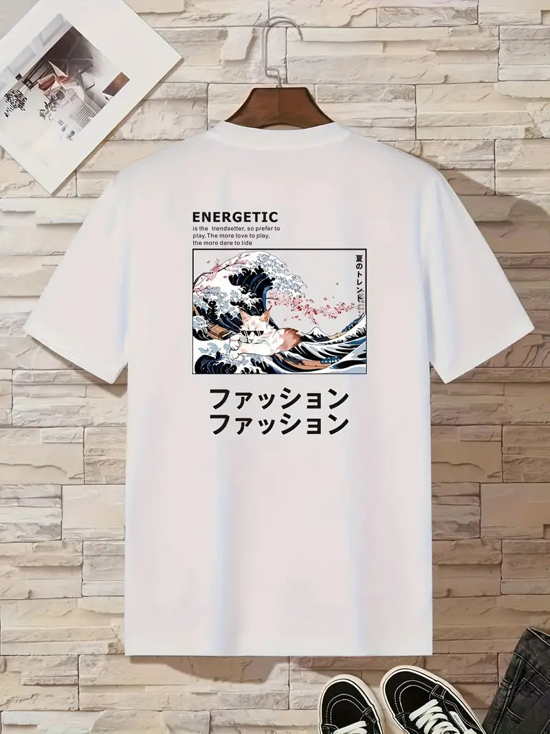 Camiseta Oversized Energic Cat EC