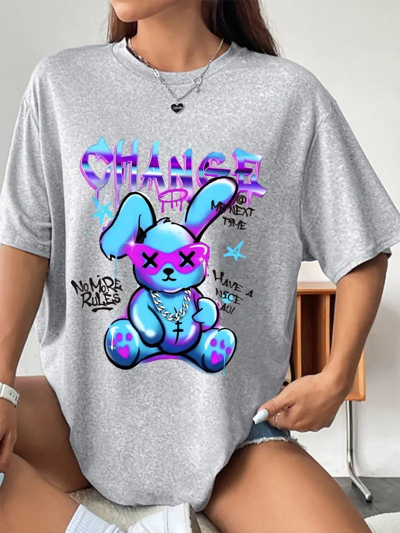 Camiseta Oversized Change Rabit EF