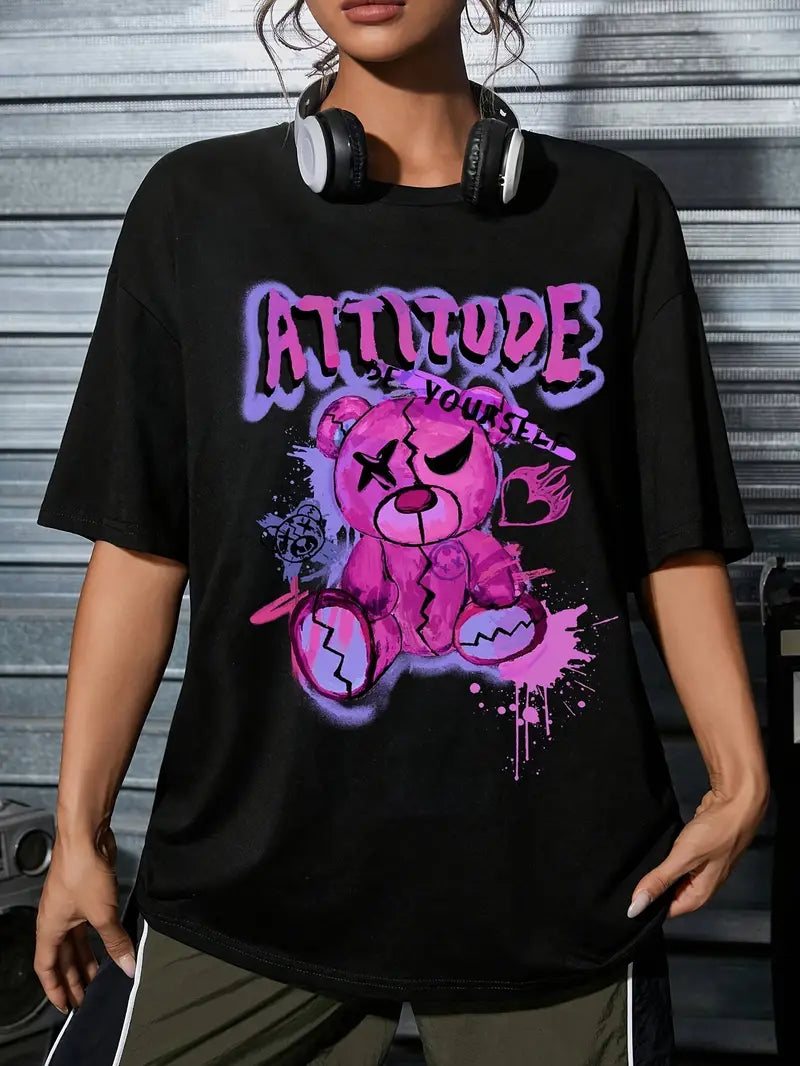 Camiseta Oversized Attitude EF