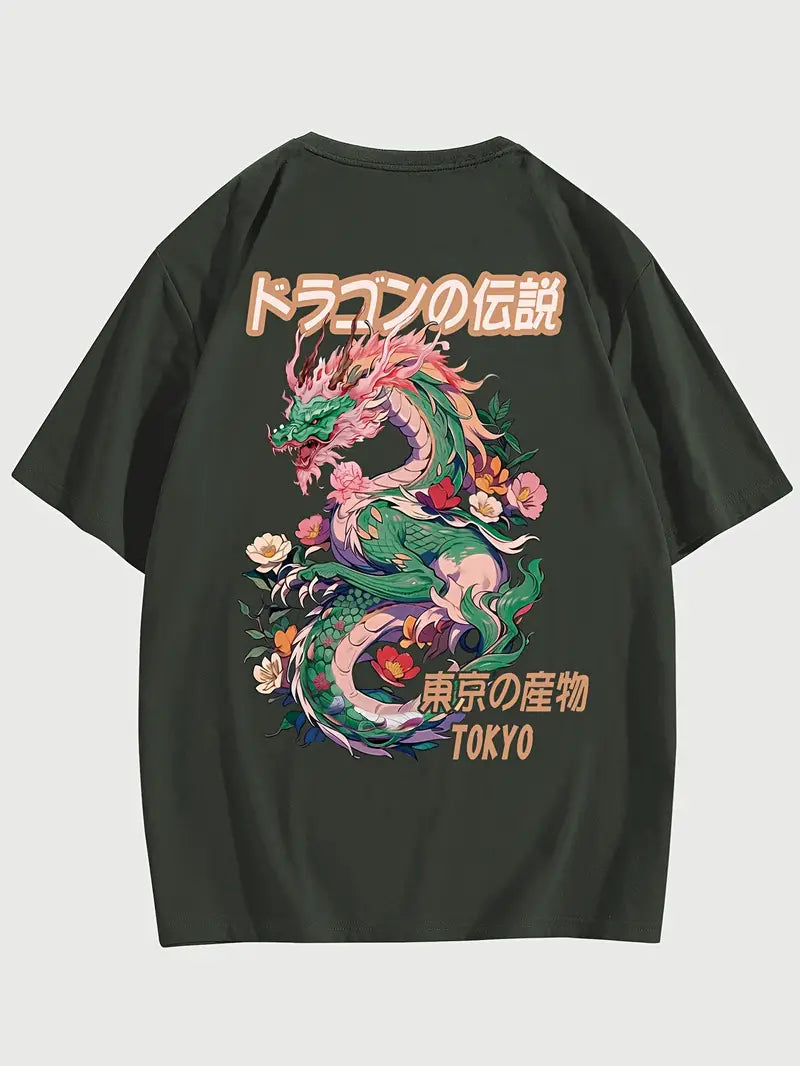 Camiseta Oversized Green Dragon EC