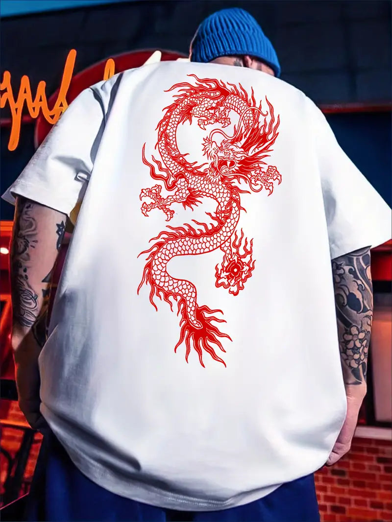 Camiseta Oversized Red Dragon EC