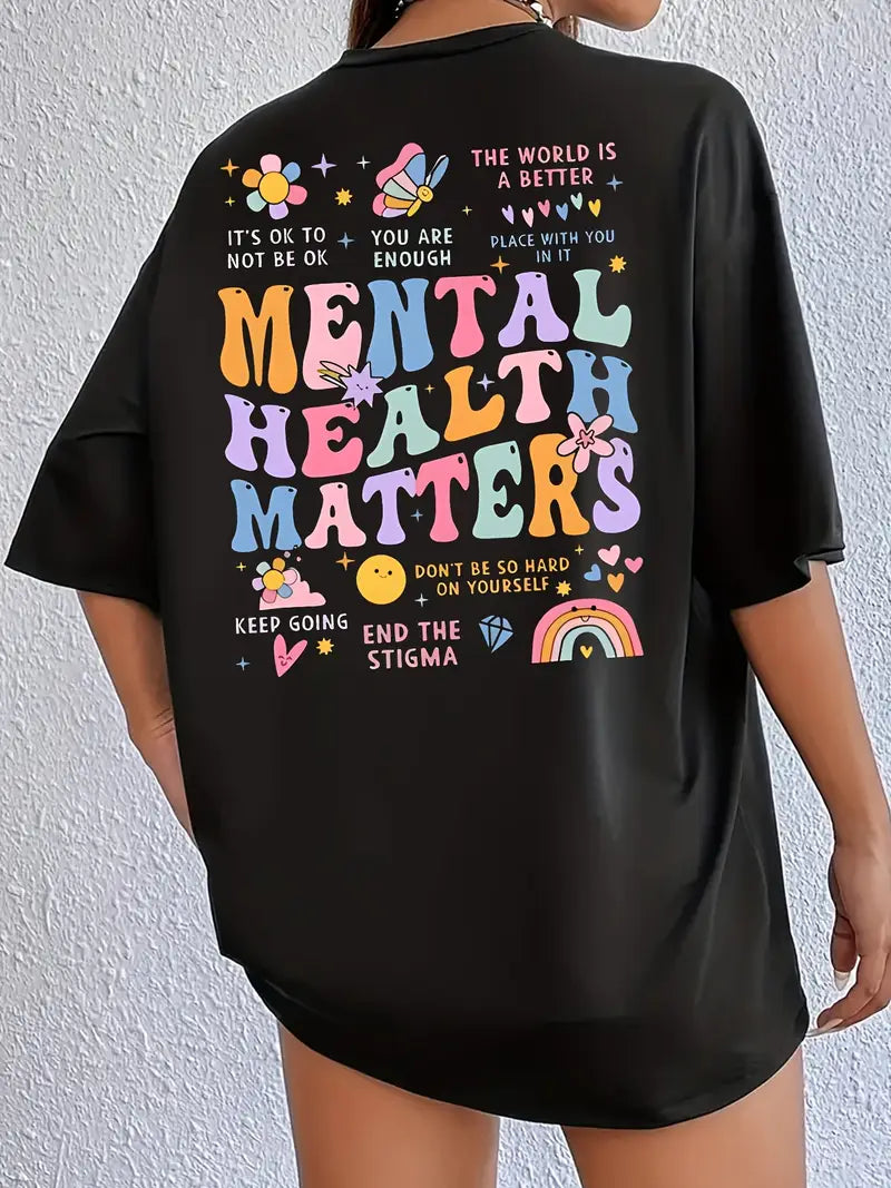 Camiseta Oversized Mental Health Matters EFC CLASSIC