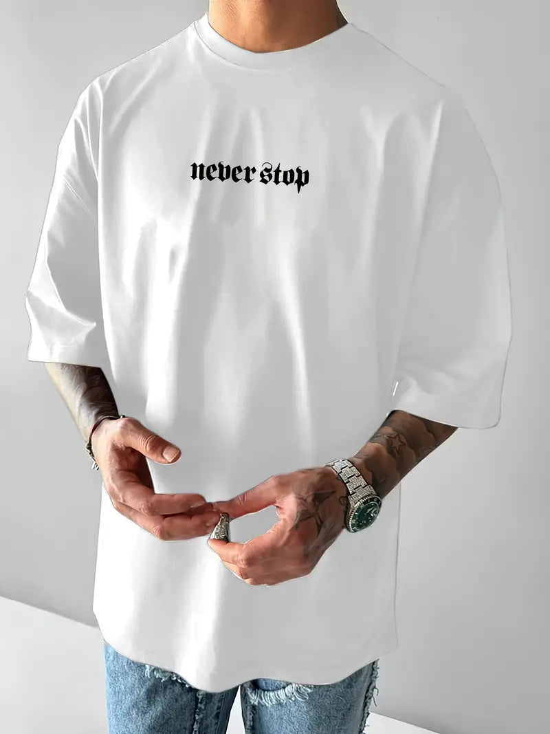 Camiseta Oversized Never Stop EFC MEIO