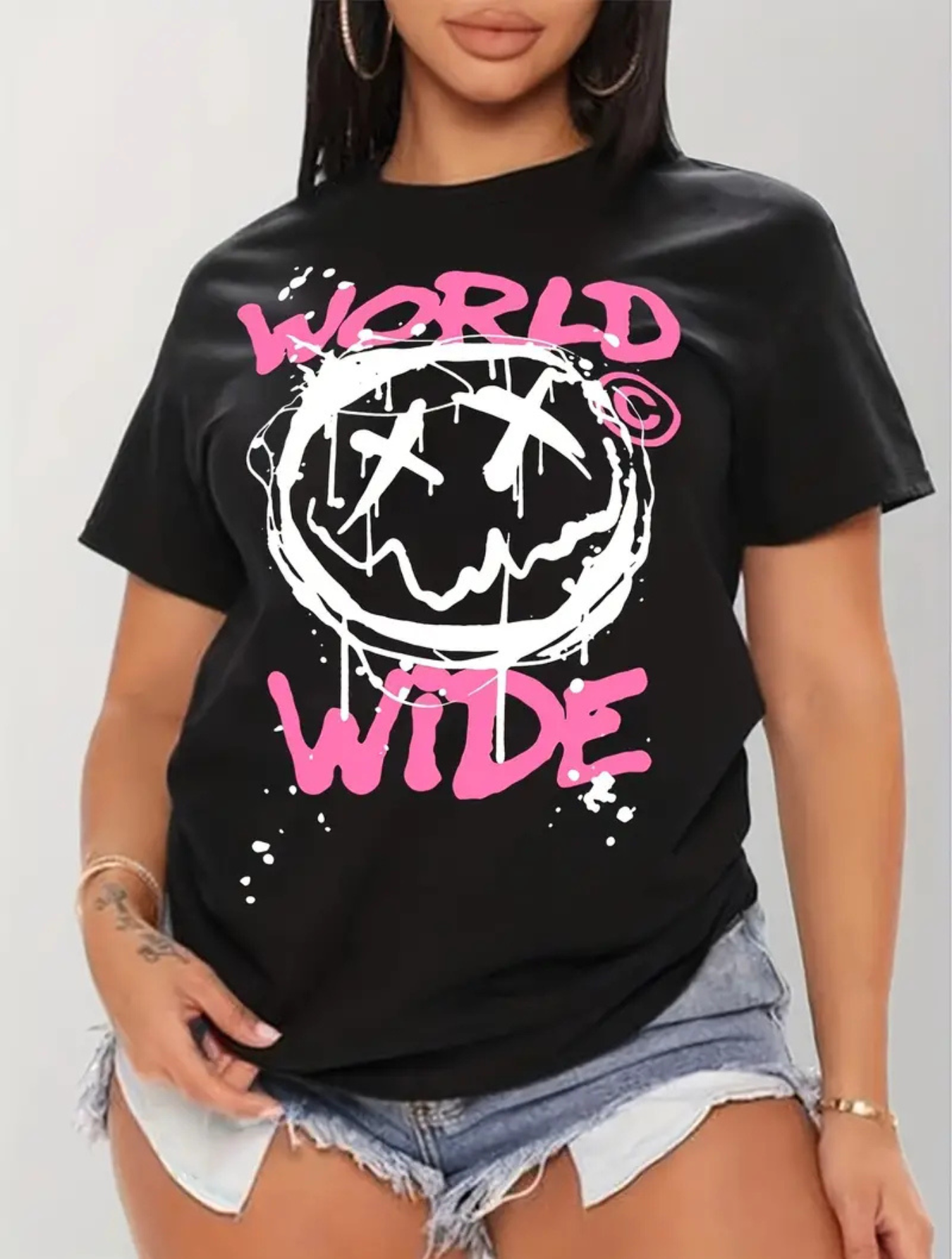 Camiseta Oversized World Wide EF