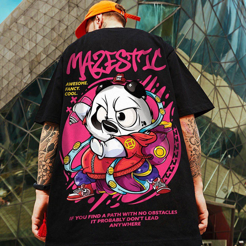 Camiseta Oversized Panda Mazestic EC