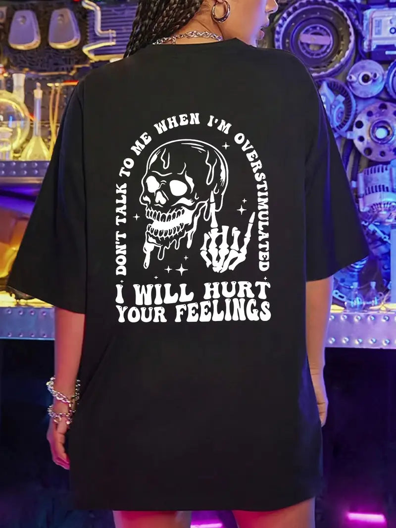 Camiseta Oversized I will hurt your feelings EFC CLASSIC