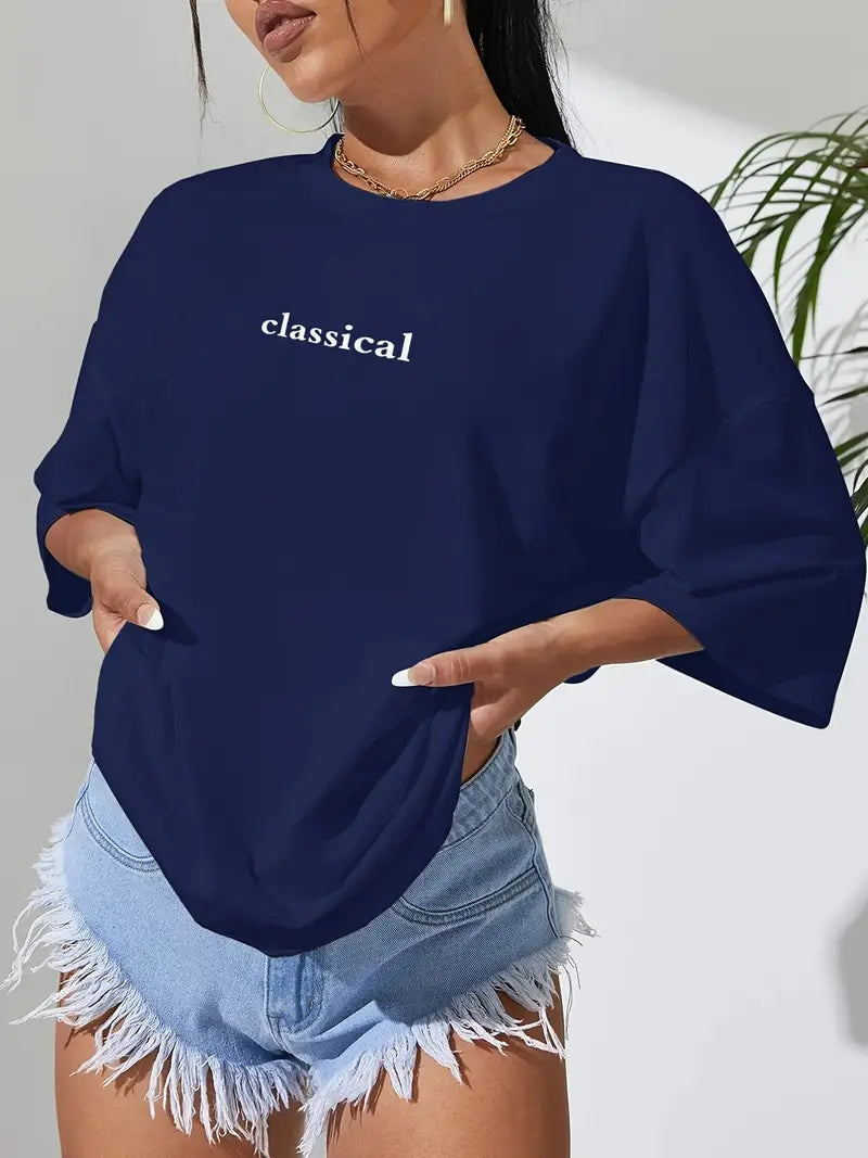 Camiseta Oversized Classical EF MEIO