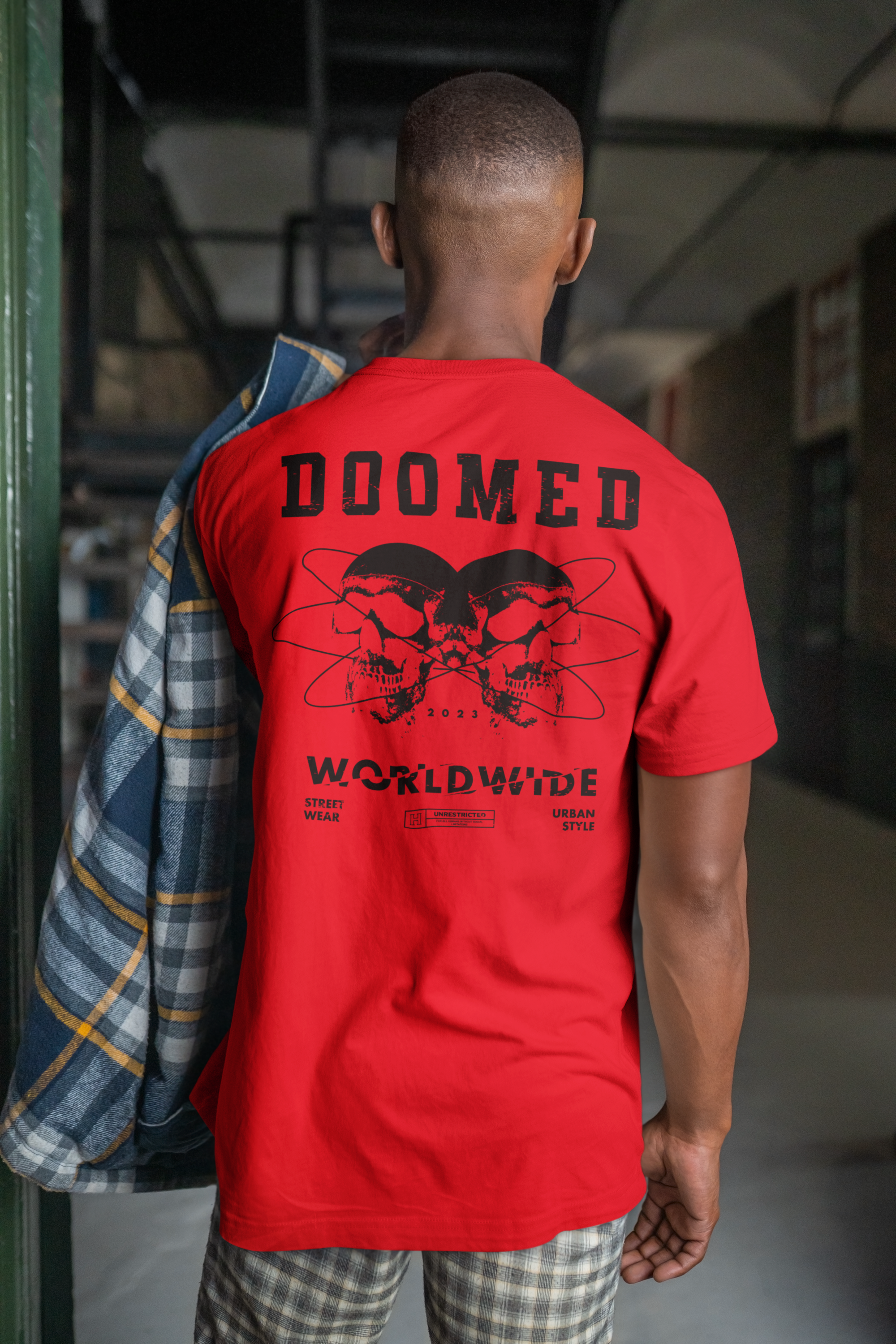 Camiseta Oversized Doomed EC