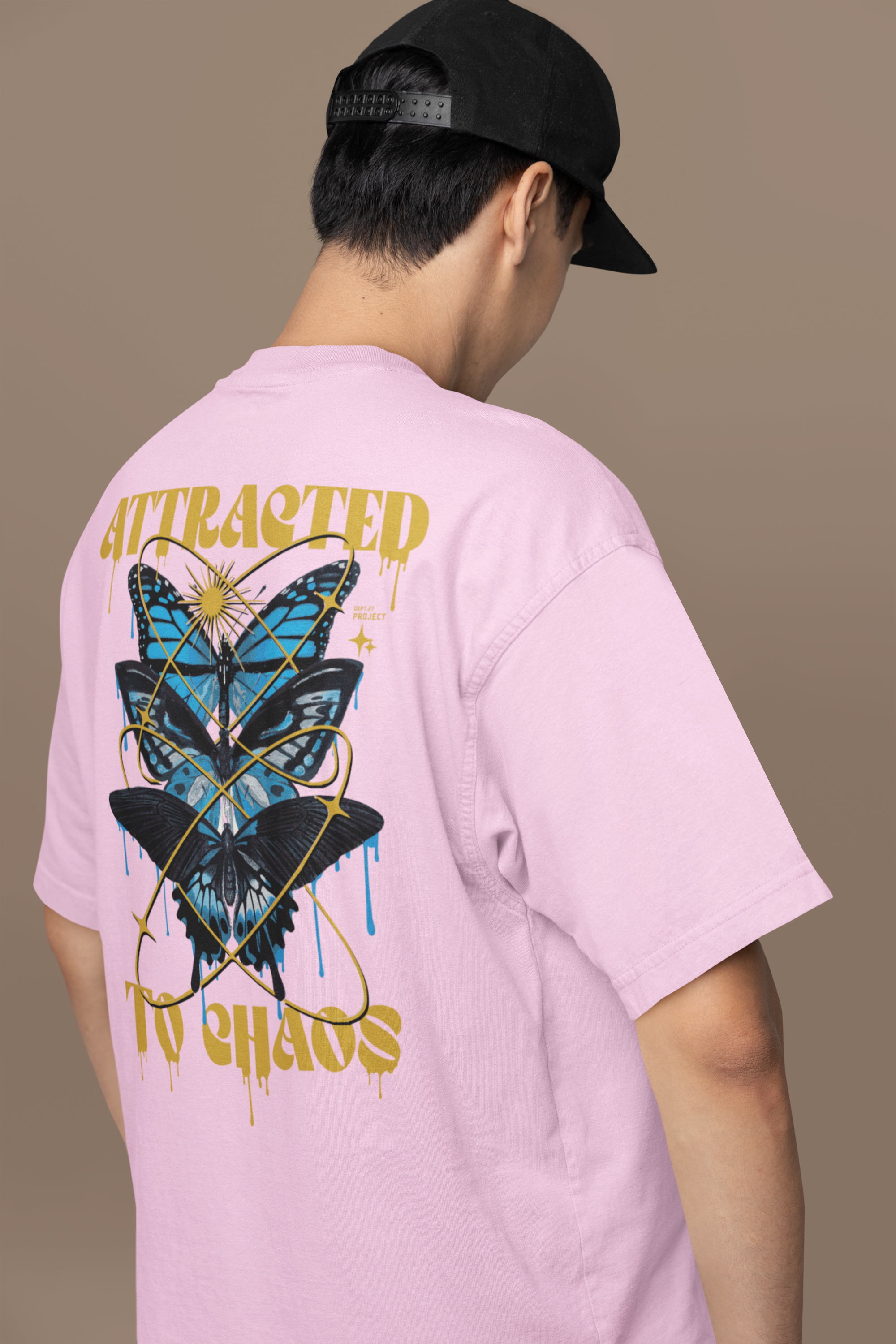 Camiseta Oversized Butterfly Chaos EFC MEIO