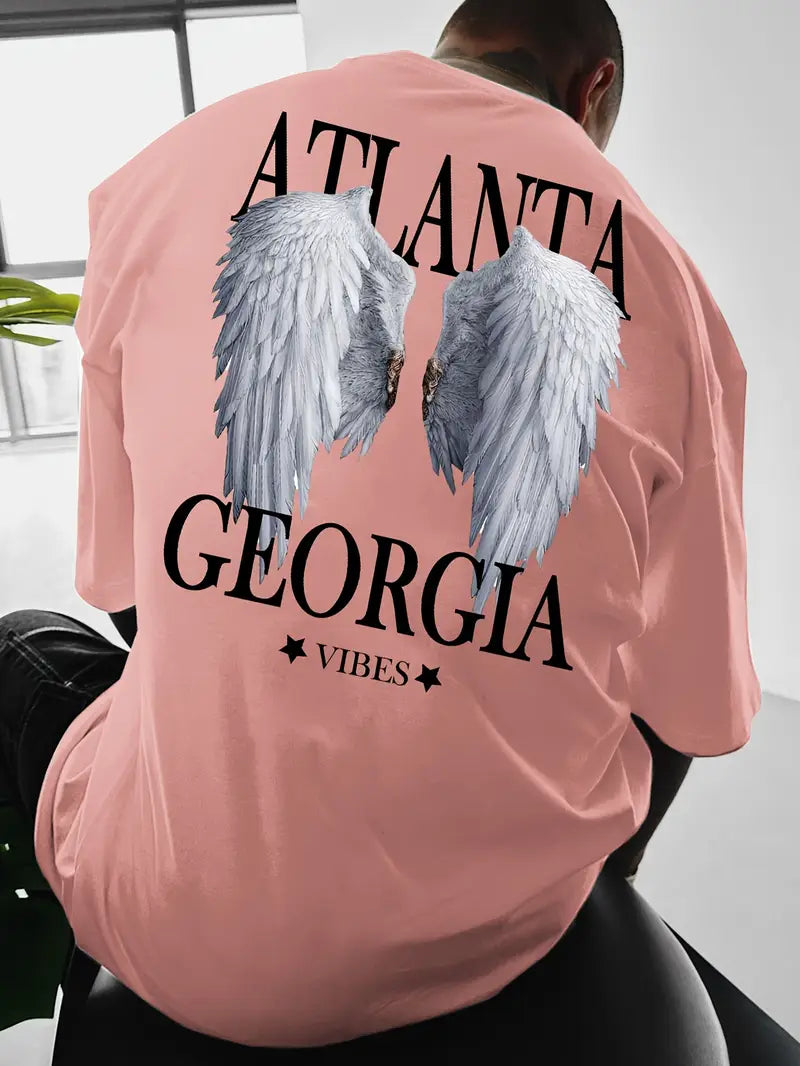 Camiseta Oversized Atlanta Georgia Vibes EC