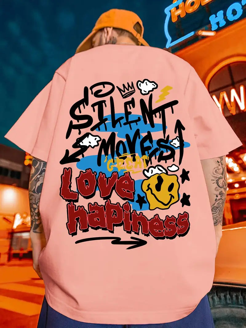 Camiseta Oversized Silent Moves EC