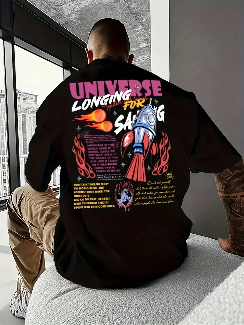 Camiseta Oversized Universe Longing for Saving ECF CLASSIC