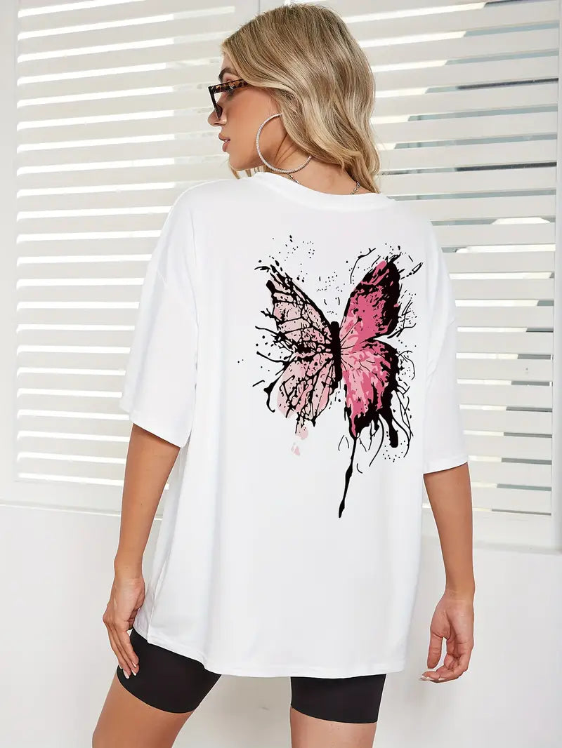 Camiseta Oversized Destroyed Butterfly EFC CLASSIC