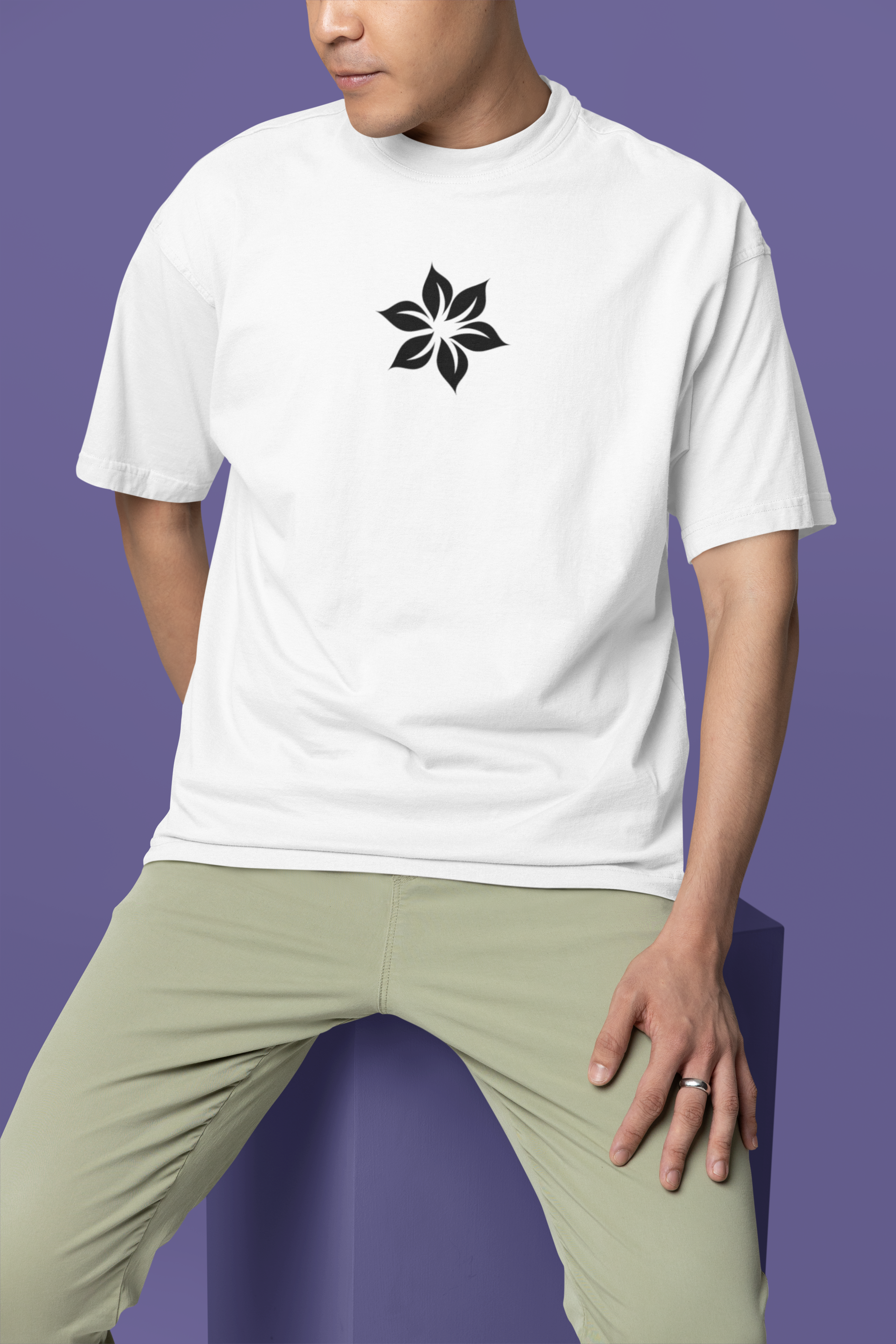 Camiseta Oversized Flower Street By EFC MEIO